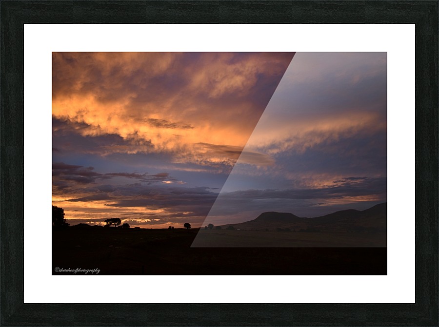 Evening Sky Picture Frame print