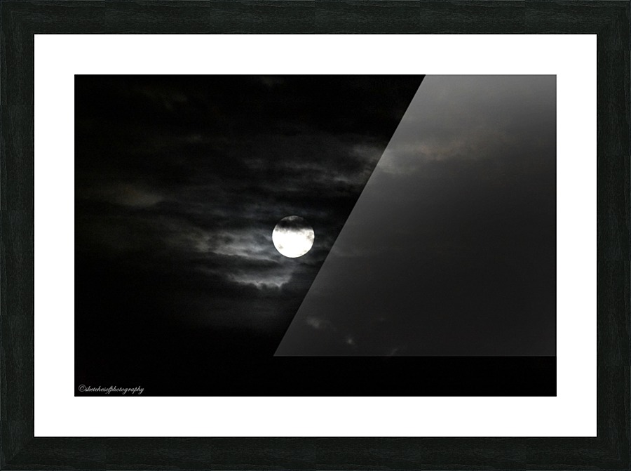 Full Moon Picture Frame print