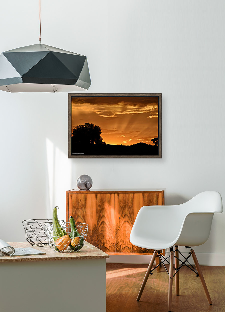 Golden sunset Reproduction
