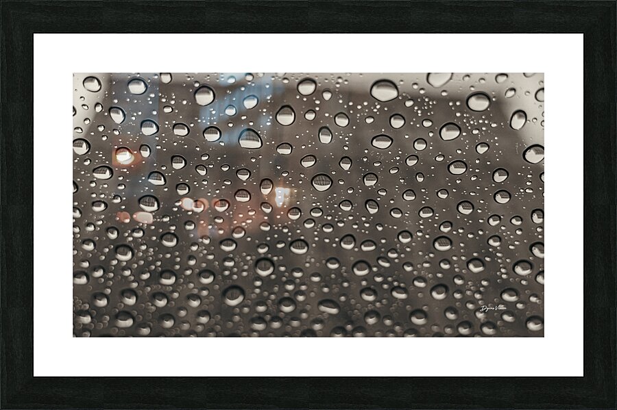 Rain Drops Picture Frame print