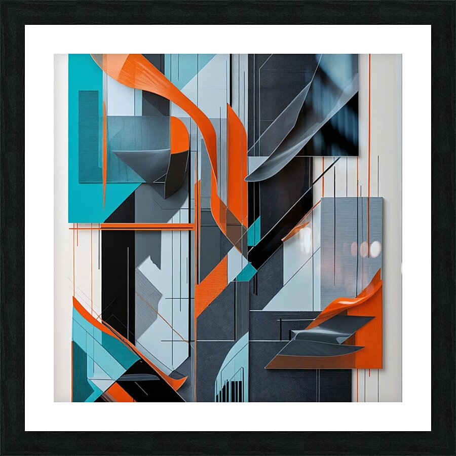 Abstract Future 8 Picture Frame print