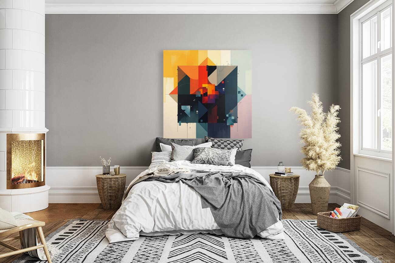 Geometric Abstract 4 Reproduction