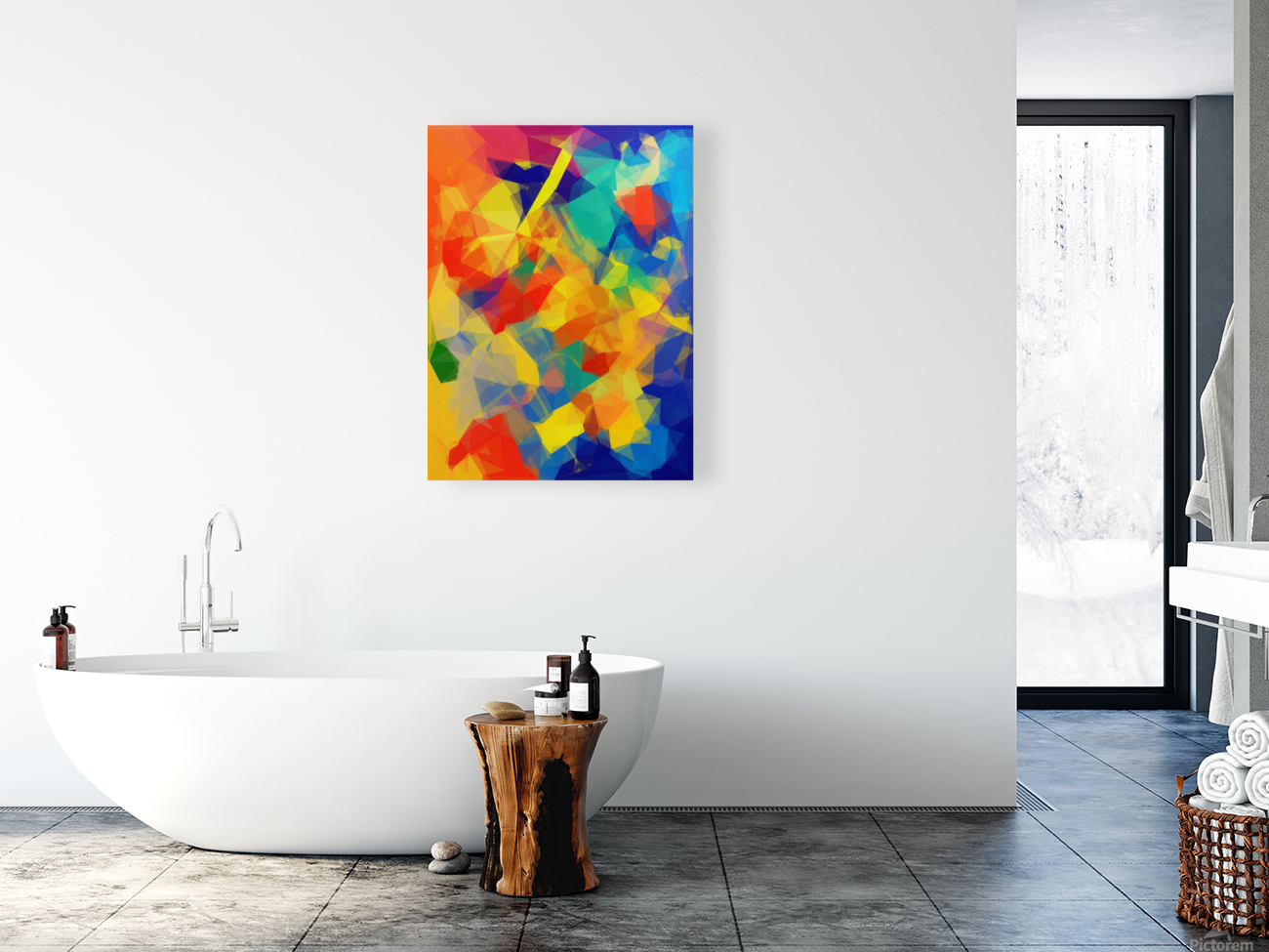 Contemporary Modern Abstract  13 Reproduction