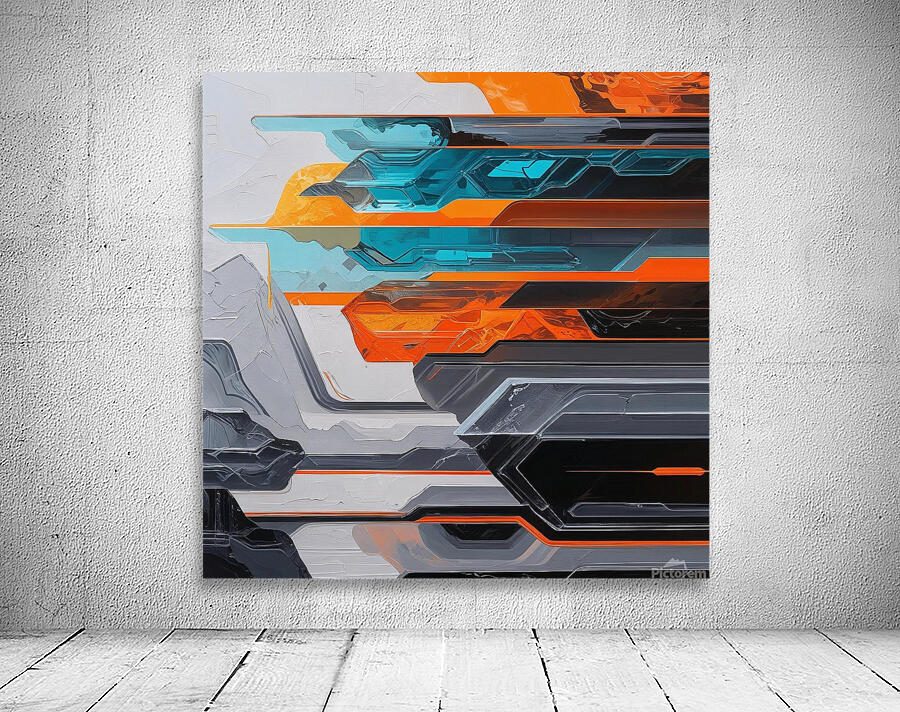 Abstract Future 2 Wall Preview