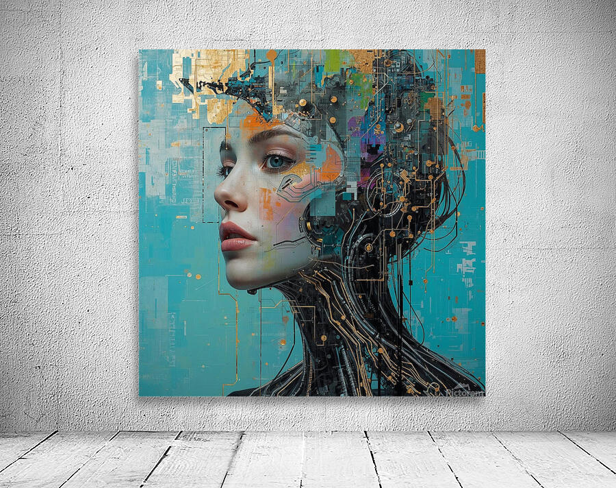 Abstract   Tech Surrealism  1 Wall Preview