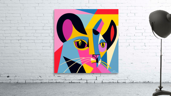 Abstract Cat 1 Wall Preview