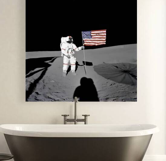 Apollo 14: Astronaut Alan Shepard on the Moon - UHD by Marius909