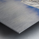 Snow caps Metal print