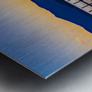 Glowing Mountains Metal print