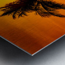 Red Palms Metal print