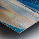 Mountain glow  Metal print