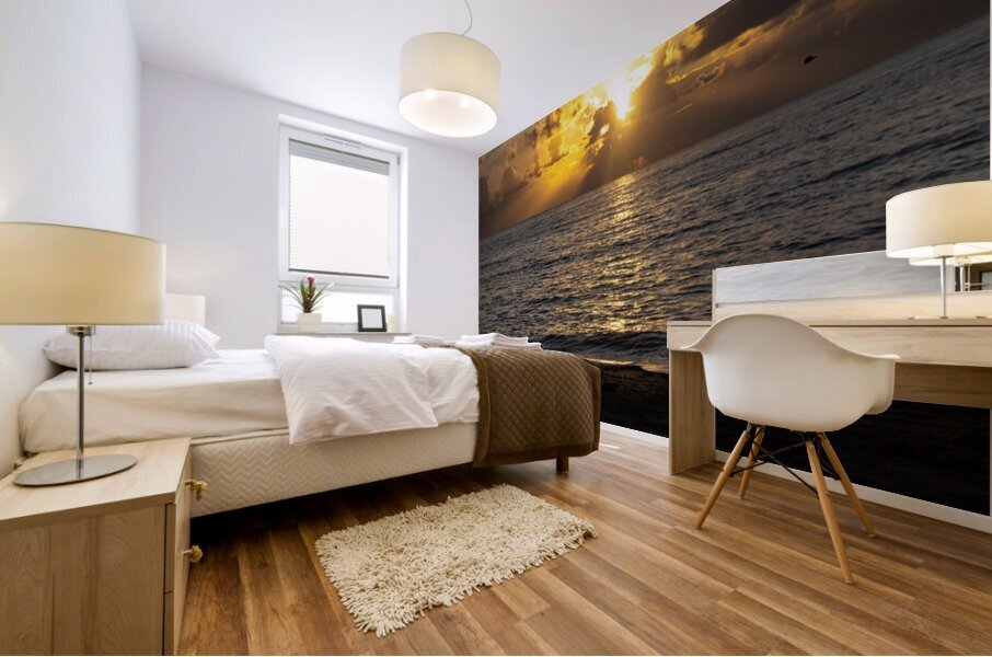 Golden Glow Mural print