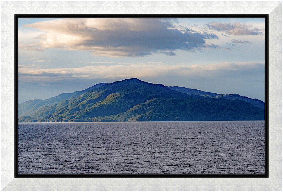 Alaska Mountain view Picture Frame print