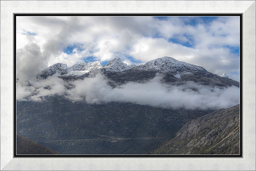 Skagway Mountains Picture Frame print