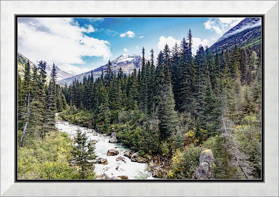 Skagway Rivers Picture Frame print