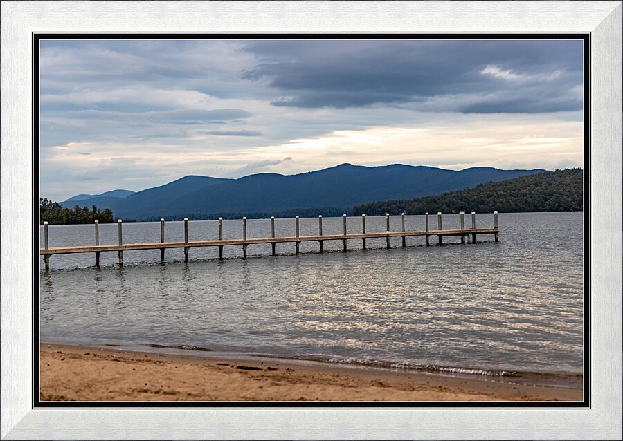 Morning Lake Picture Frame print