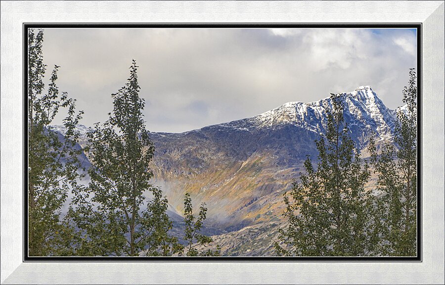 Distant Mountains  Picture Frame print