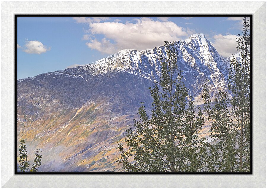 Calm Mountains  Picture Frame print