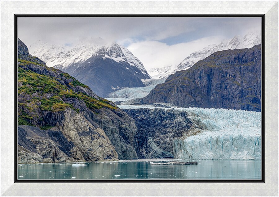 Alaskan Glaciers  Picture Frame print