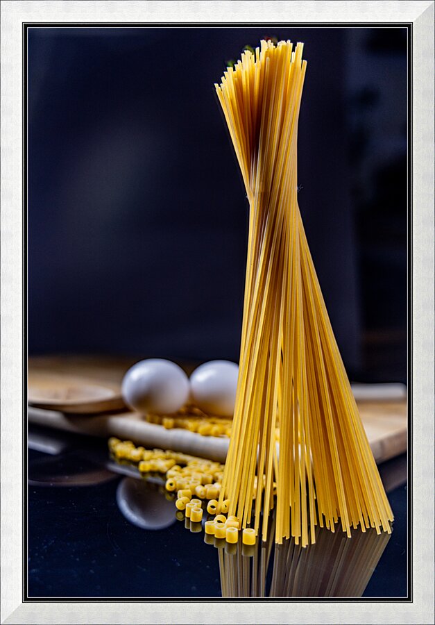 Twisted Pasta  Picture Frame print