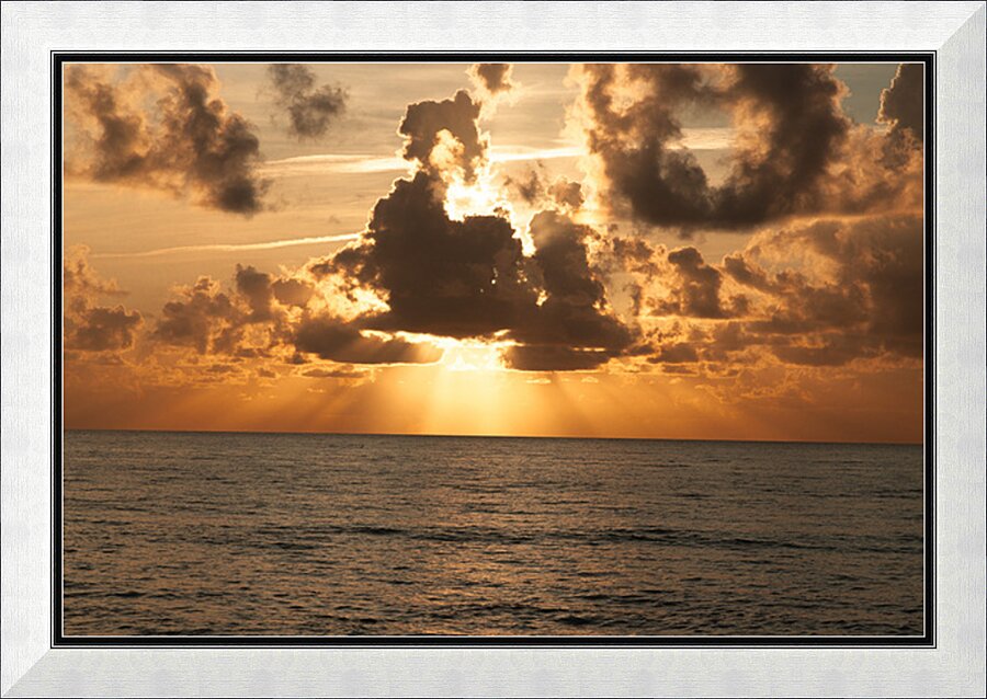 Cloud Blocker Picture Frame print