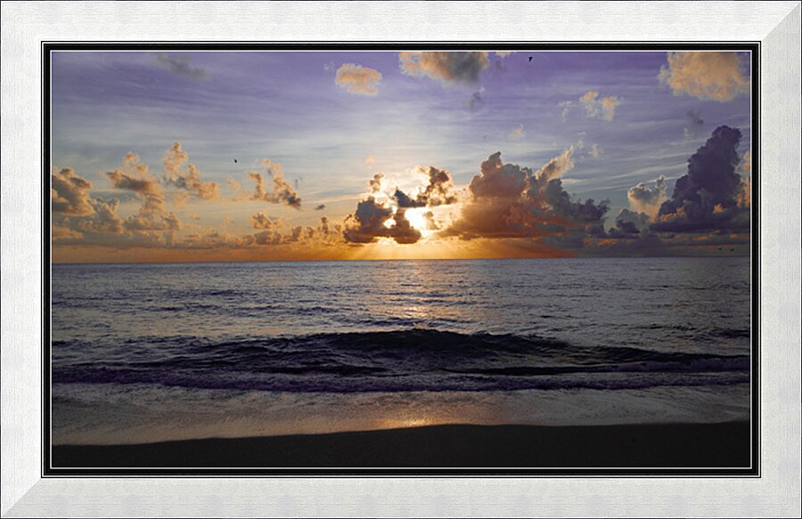 Streaks of Sunrise Picture Frame print