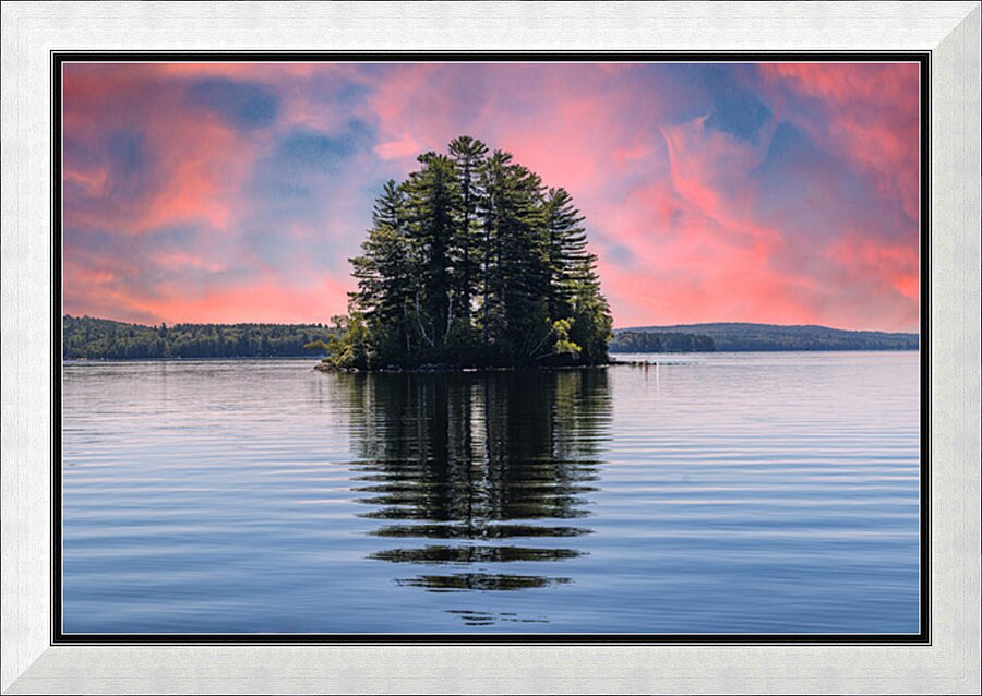 Thompson Lake Maine  Picture Frame print