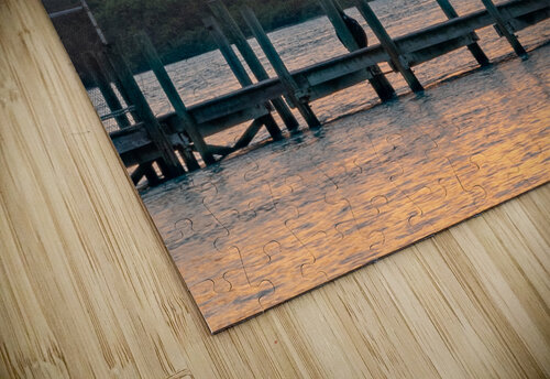 Sunset Dock Ron Taibbi fine art Photography  puzzle