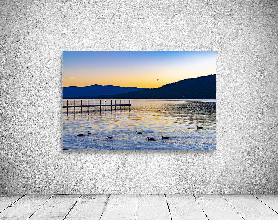 Glowing Mountains Wall Preview