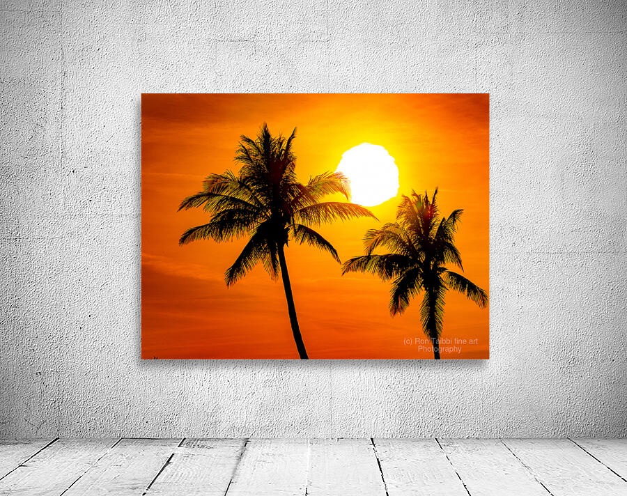 Red Palms Wall Preview