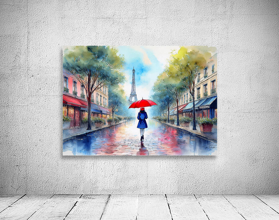 Paris  Reflections  Wall Preview