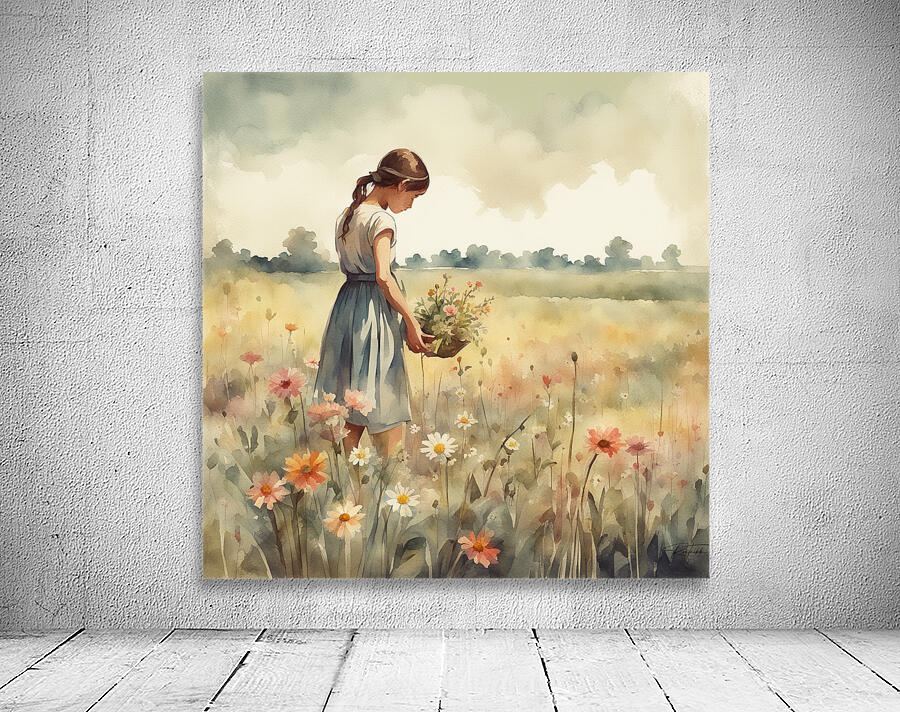 Flower Basket Wall Preview