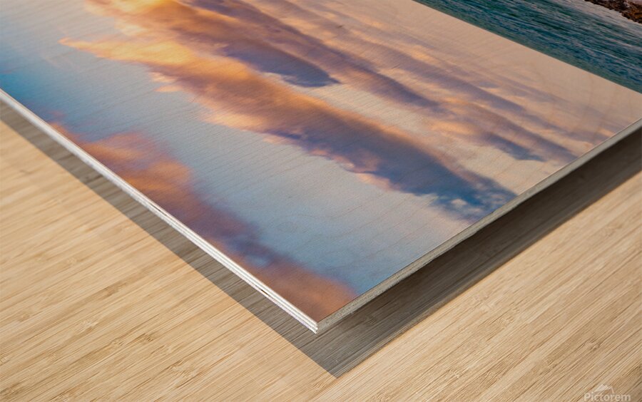 Morning Glow Wood print