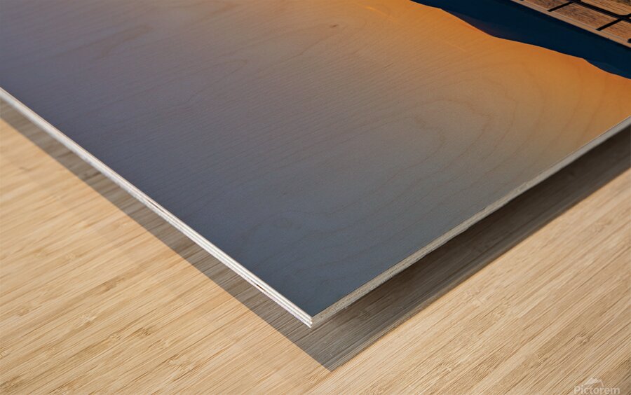 Sunshine Reflection Wood print