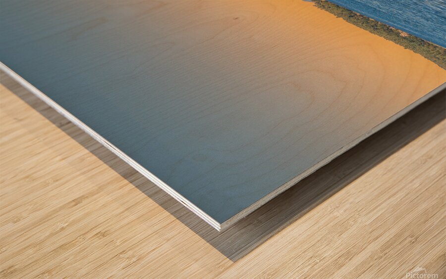 Sunrise Morning Wood print