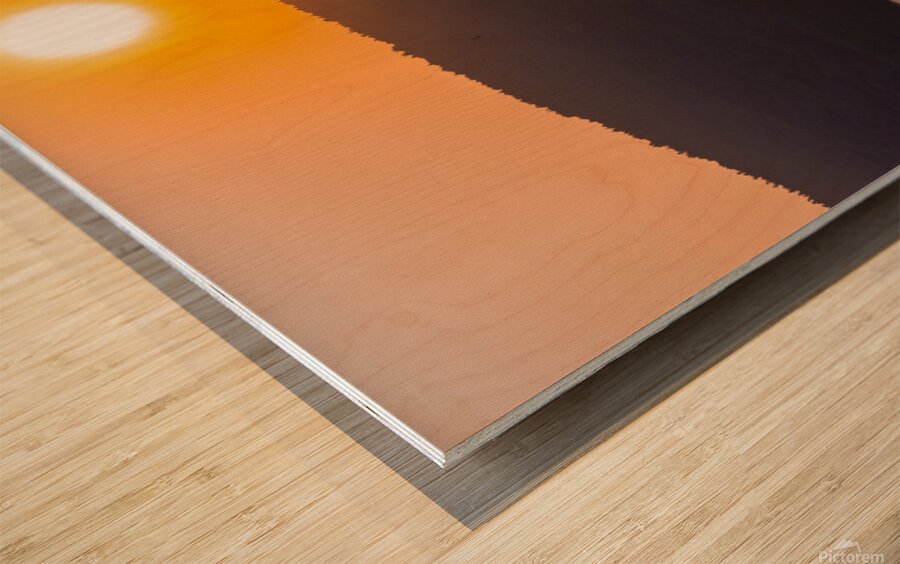 Early Morning Wood print