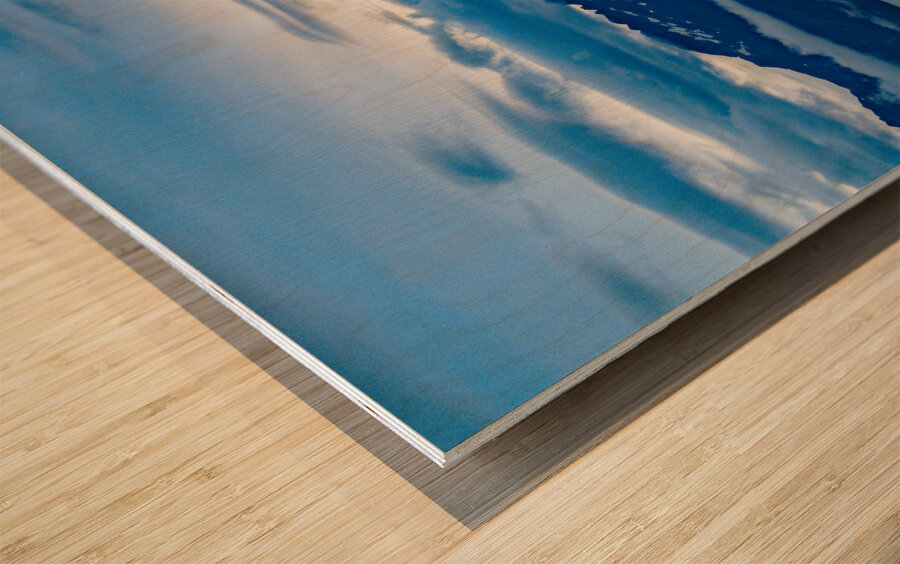 Blue Mountains  Wood print