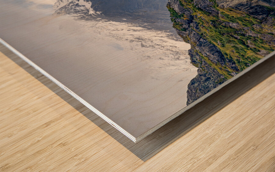 Alaskan Glaciers  Wood print