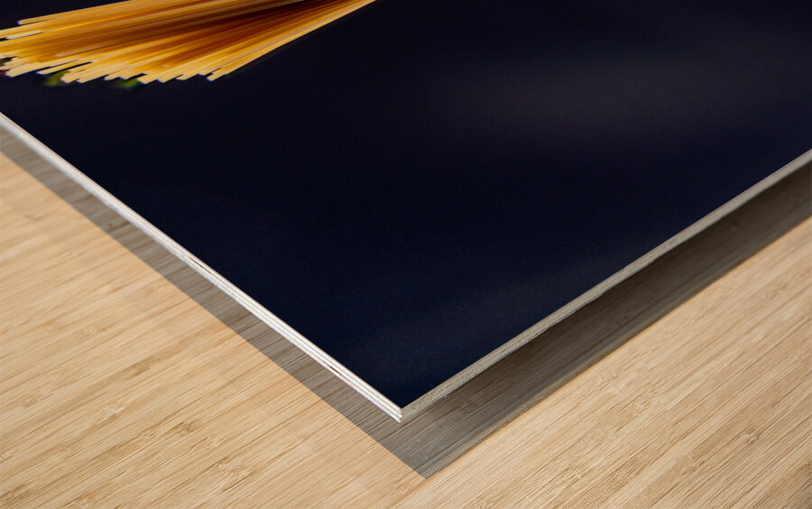 Twisted Pasta  Wood print