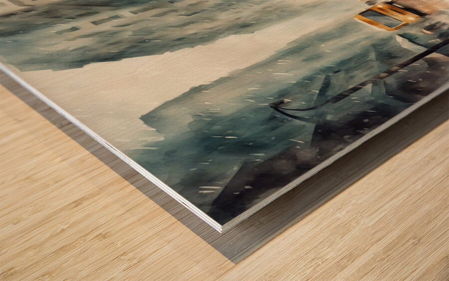 Reflections Wood print