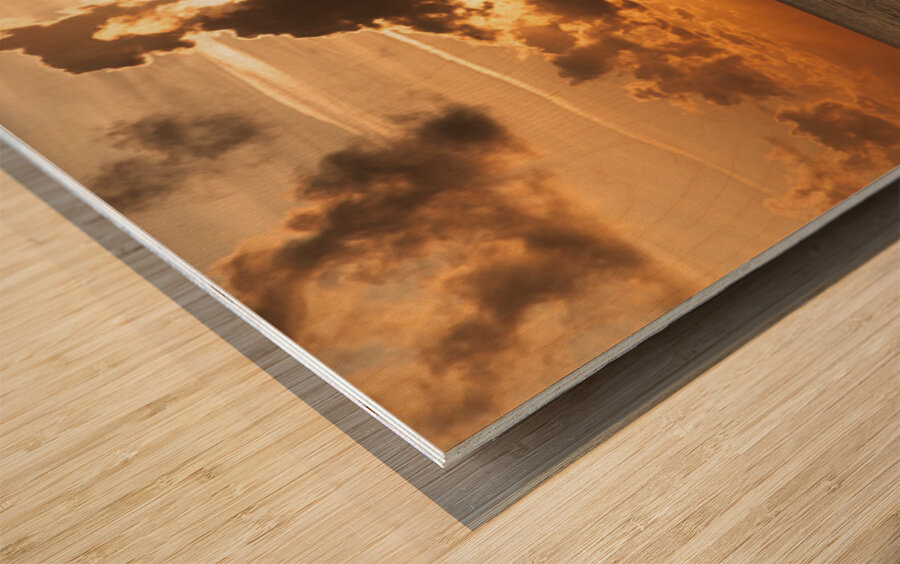 Cloud Blocker Wood print