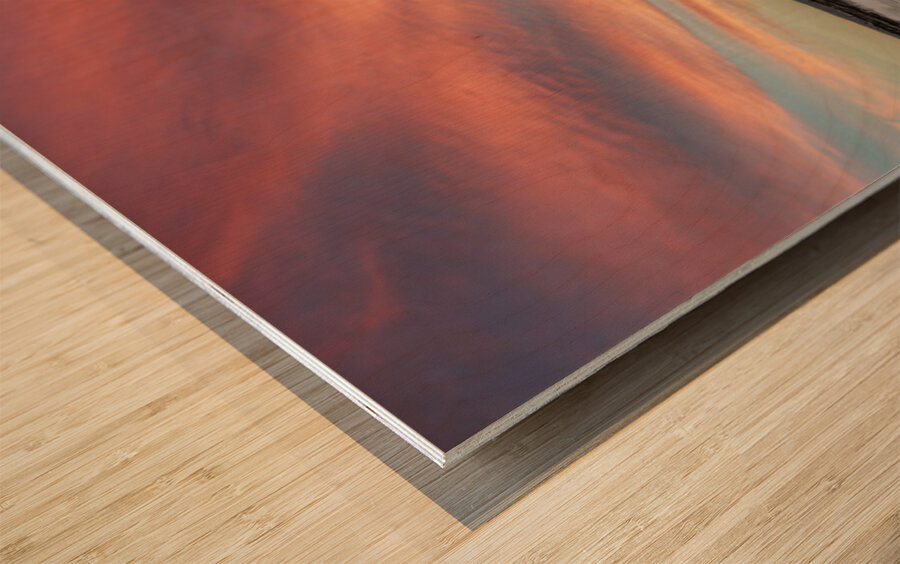 Sunrise Light House Boon island Maine  Wood print