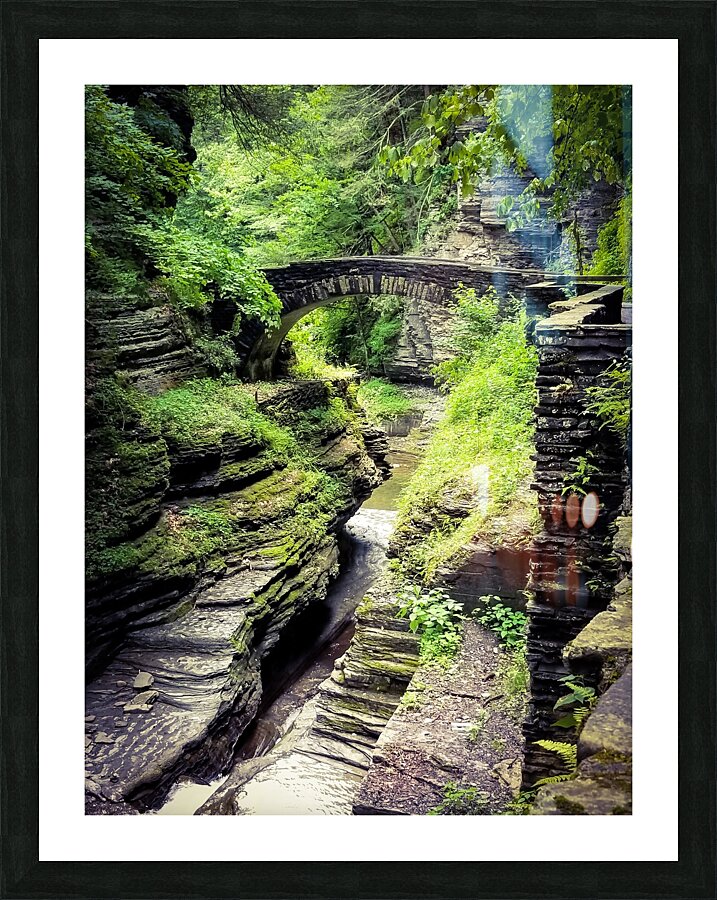 Treman Bridge Picture Frame print