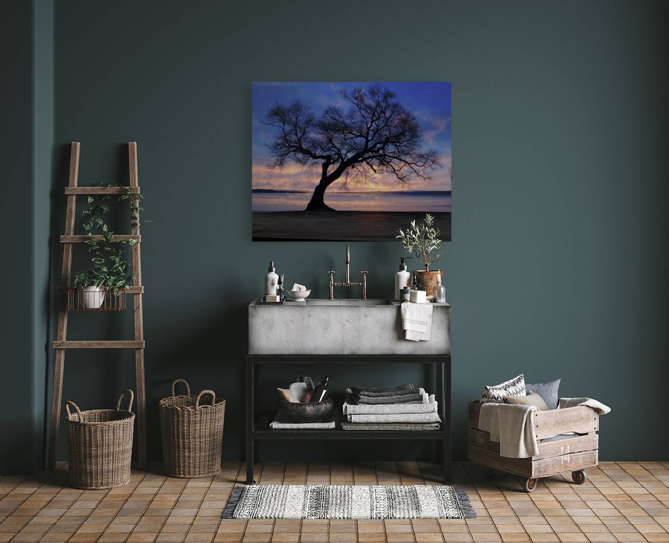 Lakeside in Geneva Reproduction