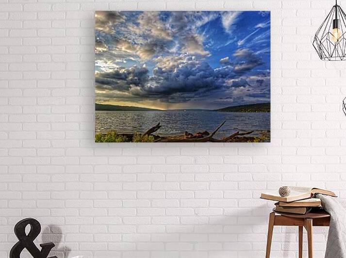 Storm over Cayuga by Sheela Balcome