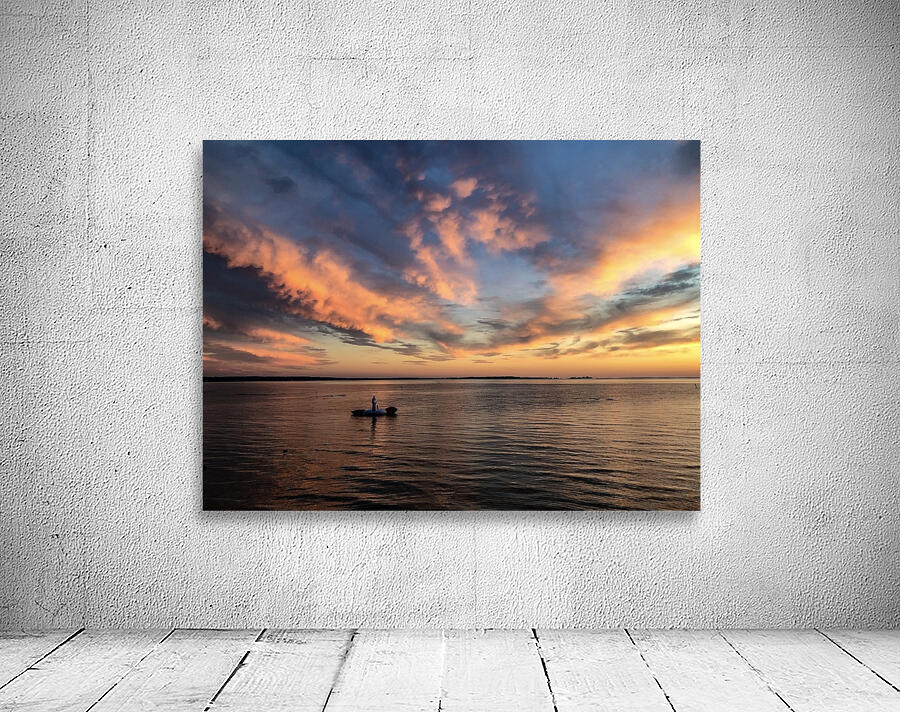 A Sunset Canoe Wall Preview
