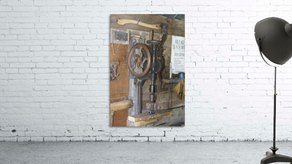 Vintage drillpress Wall Preview