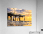 water surfer sunset Acrylic Print