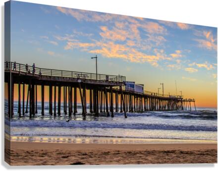 Pastel Pier Canvas Print