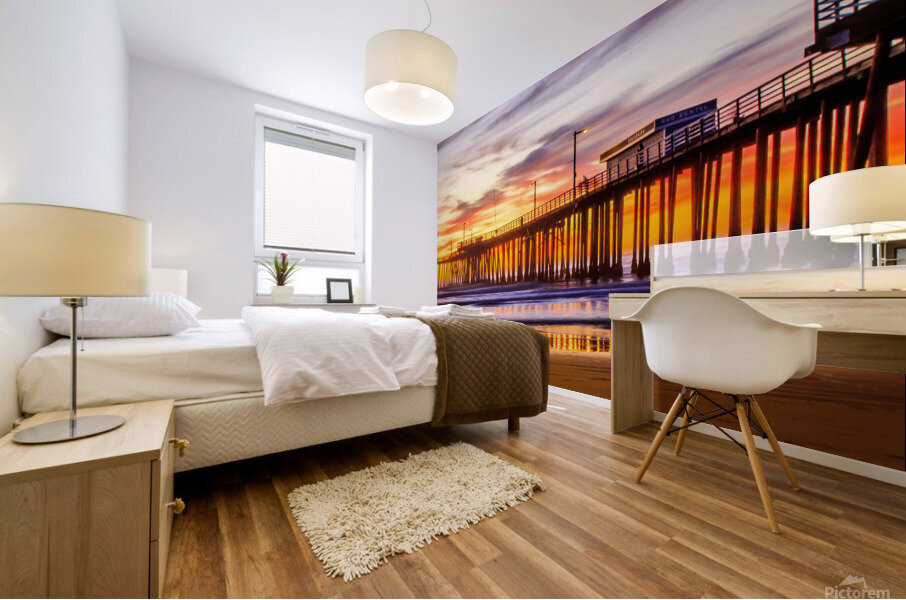 Fire Pier Mural print